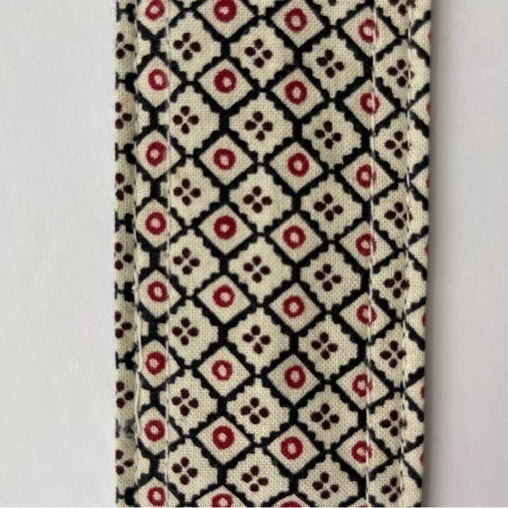 Vera Bradley Reversible Belt Black/Cream/Red‎ - Picture 5 of 12